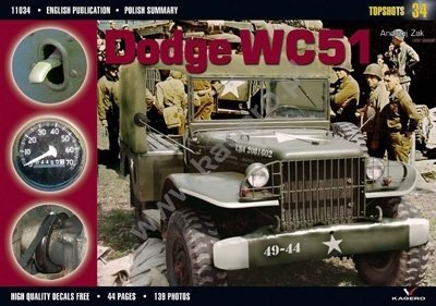 Kagero 11034 Dodge WC51 EN/PL