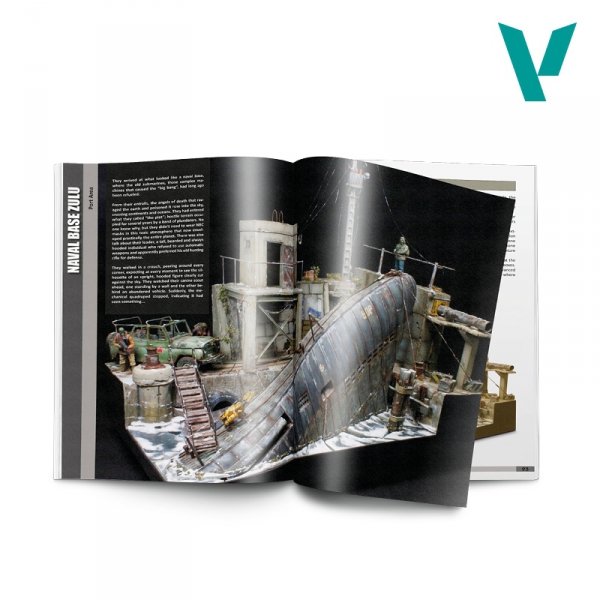 Vallejo 75073 Landscapes of War Vol. 5 - most advanced and effective techniques for designing, building, and painting (English)