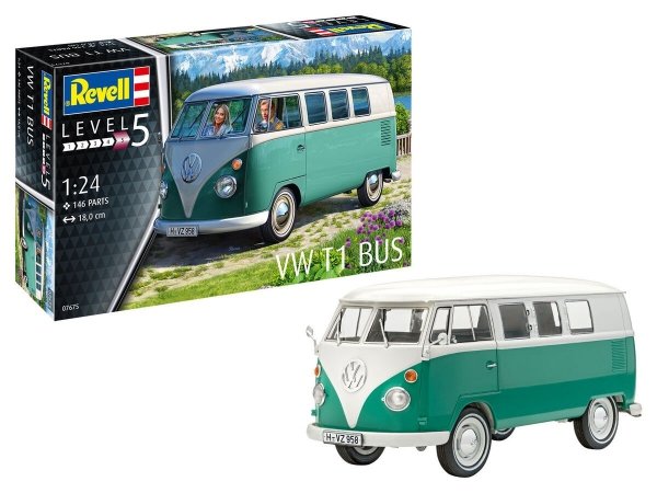 Revell 67675 1/24 VW T1 Bus - Model Set 1/24