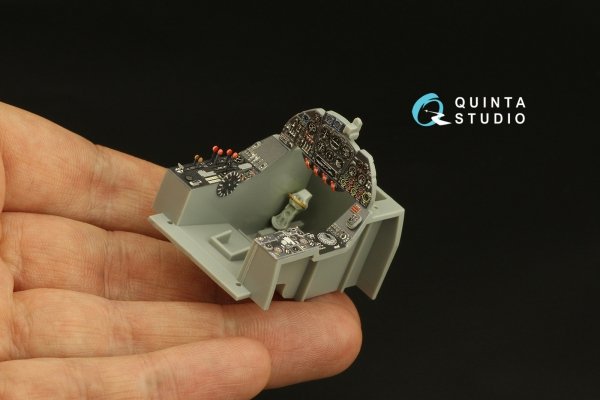 Quinta Studio QD32160 Do 335A-10 3D-Printed &amp; coloured Interior on decal paper (HK models) 1/32