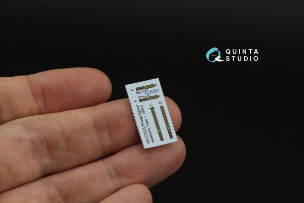 Quinta Studio QR72003 WWII Red Army AF Seatbelts Type 1 (for 2 seats) (All kits) 1/72