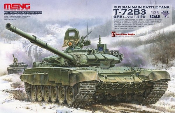 Meng Model TS-028 RUSSIAN MAIN BATTLE TANK T-72B3 1/35