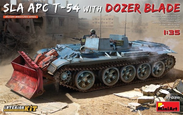 MiniArt 37028 SLA APC T-54 w/DOZER BLADE. INTERIOR KIT 1/35