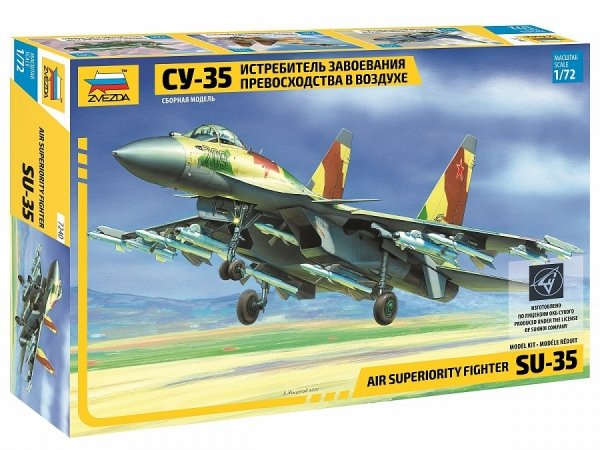 Zvezda 7240 Sukhoi Su-35 air superiority fighter 1/72