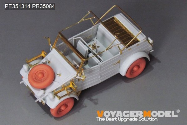 Voyager Model PE351314 WWII German Kubelwagen Type 82 Africa Troop Version Upgrade Set For MENG VS-015 1/35