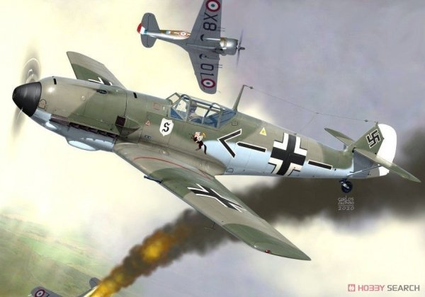 AZ Model AZ7661 Messerschmitt Bf 109E-3 Battle of France 1/72