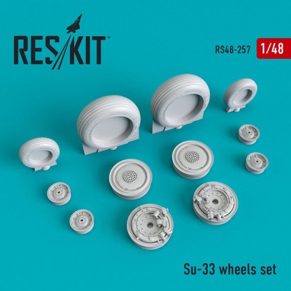 RESKIT RS48-0257 Su-33 wheels set 1/48
