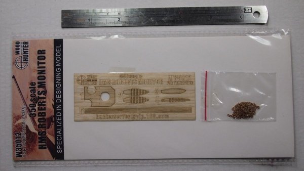 Wood Hunter W35012 Wood Deck HMS Roberts Monitor for Trumpeter 1/350