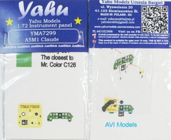 Yahu YMA7299 A5M1 AviModels (1:72)