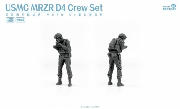 Magic Factory 7502 USMC MRZR D4 Crew Set 1/35