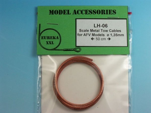 Eureka XXL LH-06 1.35mm x 50cm Metal wire rope, linka holownicza