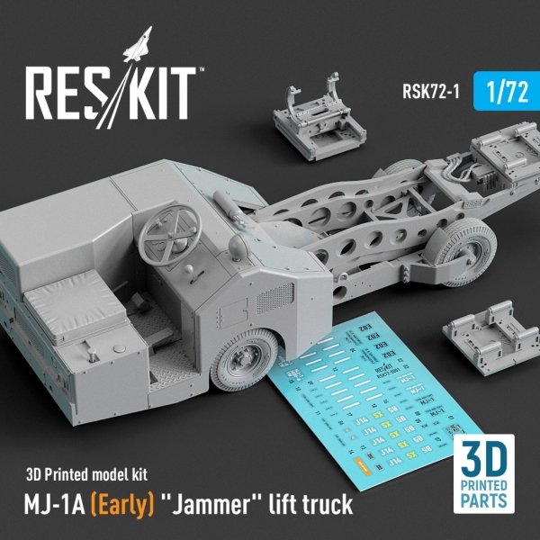 RESKIT RSK72-0001 MJ-1A (Early) "Jammer" lift truck  (3D Printed model kit) (1/72)