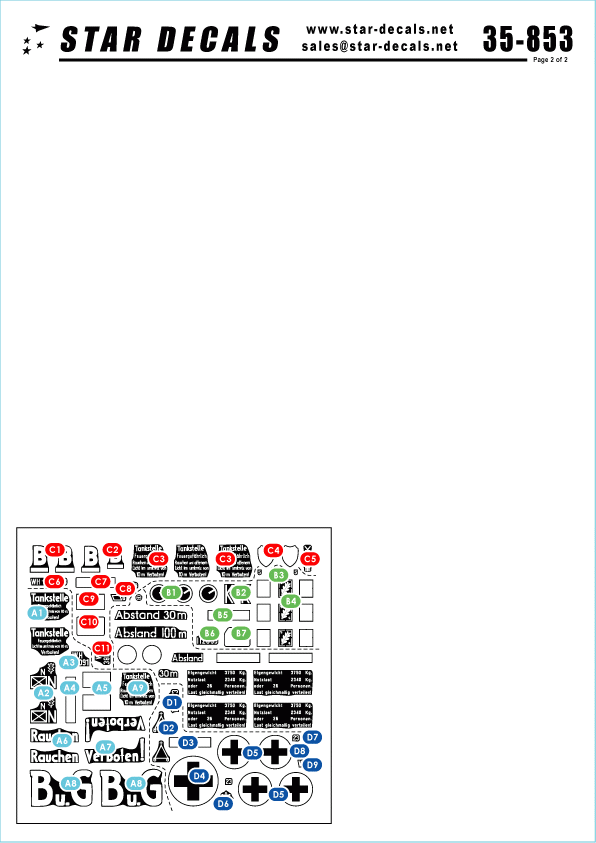 Star Decals 35-853 LKW - Lastkraftwagen 1/35