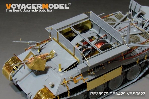 Voyager Model PE35979 WWII German Bergepanther Ausf.A (Early type,Panther A tool holders) Basic For TAKOM 2101 1/35
