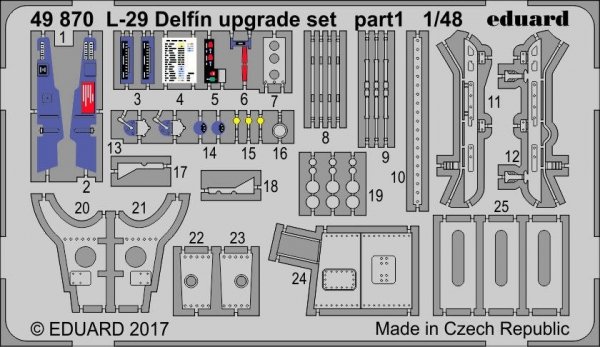 Eduard 49870 L-29 Delfin upgrade set EDUARD 1/48