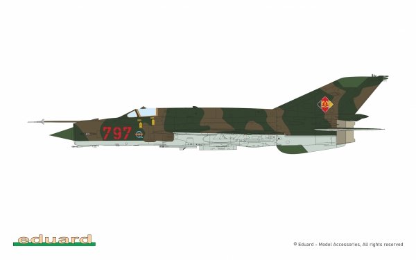 Eduard 2151 MiG-21bis DUAL COMBO 1/72