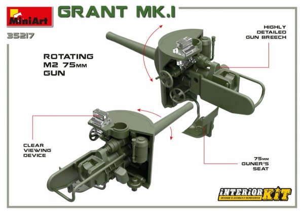 MiniArt 35217 Grant Mk.I w/interior 1/35