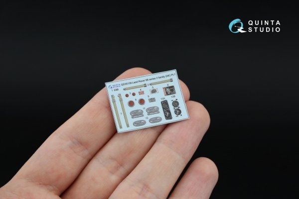 Quinta Studio QDS-35139 Land Rover 88 series II family 3D-Printed &amp; coloured Interior on decal paper (AK Interactive) (Small version) 1/35