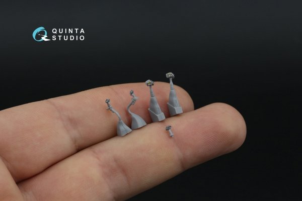 Quinta Studio QDS-48590 MH-60L Blackhawk 3D-Printed &amp; coloured Interior on decal paper (ICM) (Small version) 1/48