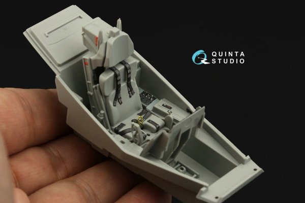 Quinta Studio QD32173 F-35A 3D-Printed &amp; coloured Interior on decal paper (Italeri) 1/32