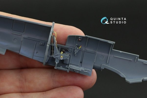 Quinta Studio QD48121 Spitfire Mk.XVI 3D-Printed &amp; coloured Interior on decal paper (Eduard) 1/48
