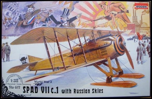 Roden 617 SPAD VII c.1 with Russian Skies (1:32)
