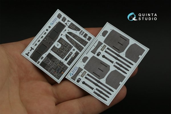 Quinta Studio QD35109 MH-60S 3D-Printed &amp; coloured Interior on decal paper (Academy) 1/35