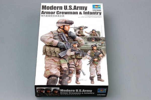 Trumpeter 00424 Modern U.S. Army Armor Crewman / Infantry (1:35)
