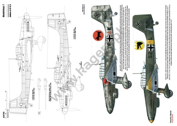 Kagero 7077 Junkers Ju 87 D, G EN/PL