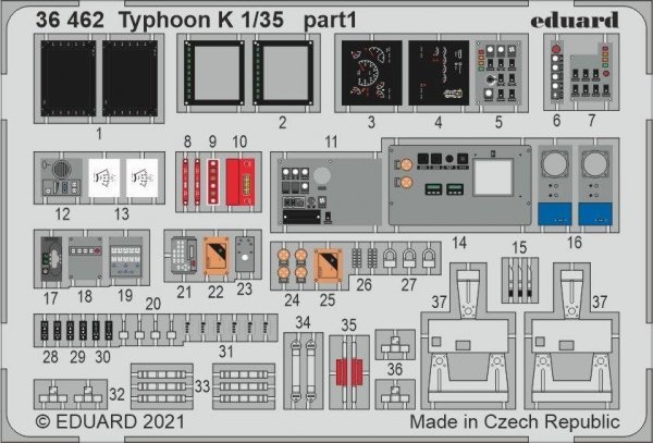 Eduard 36462 Typhoon K ZVEZDA 1/35