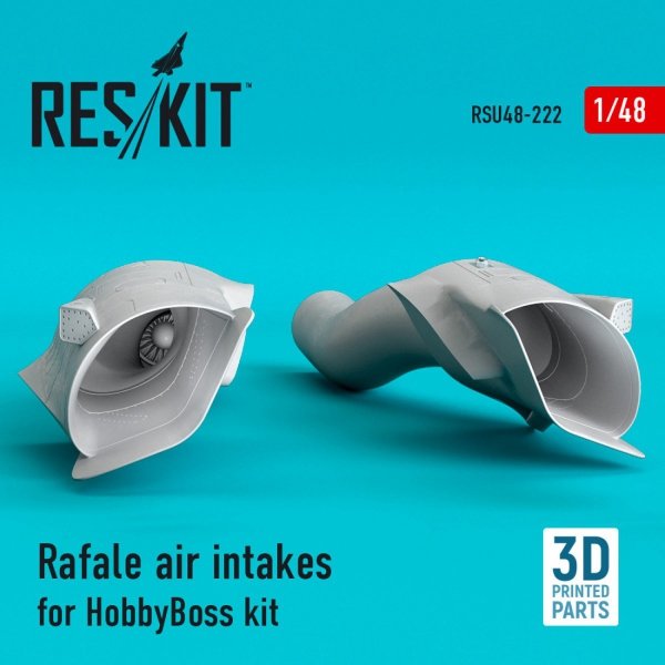 RESKIT RSU48-0222 RAFALE AIR INTAKES FOR HOBBYBOSS KIT (3D PRINTING) 1/48