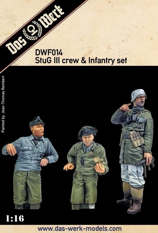 Das Werk DWF014 StuG III crew &amp; Infantry set 1/16