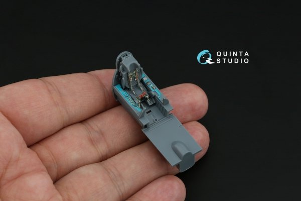 Quinta Studio QD72227 MiG-21bis early 3D-Printed &amp; coloured Interior on decal paper ( Eduard ) 1/72