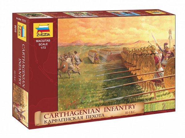 Zvezda 8010 Carthaginian Infantry 1/72