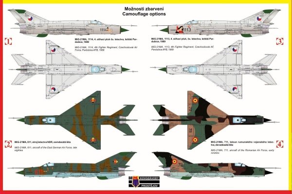 Kozavody Prostejov KPM0097 MiG-21MA (1:72)