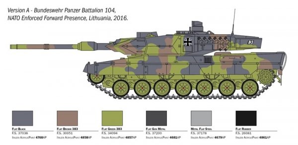 Italeri 6567 LEOPARD 2A6 1/35