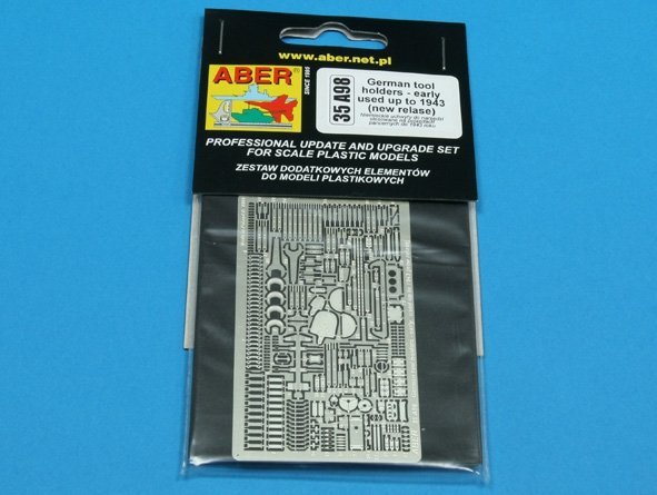 Aber 35A098 German tool holders - early used up to 1943 (new relase) (1:35)