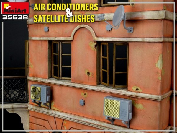 MiniArt 35638 Air Conditioners &amp; Satellite Dishes 1/35