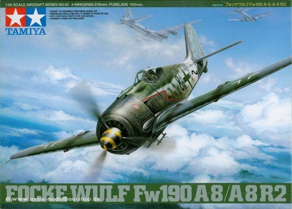Tamiya 61095 Focke-Wulf Fw190 A-8/R2 (1:48)