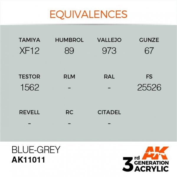 AK Interactive AK11011 Blue-Grey 17ml