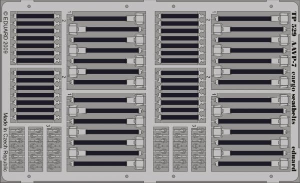 Eduard TP529 AAVP-7 cargo seatbelts 1/35 Trumpeter