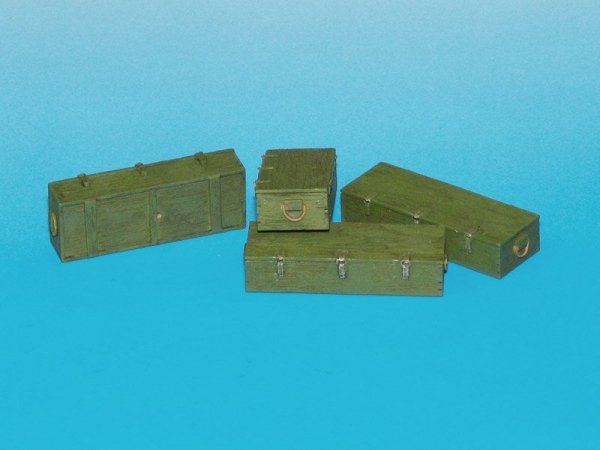 Eureka XXL E-017 Wooden Ammo Boxes for 12.8 cm Pak 44/Kw.K.  1:35
