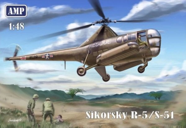 AMP 48002 Sikorsky R-5/S-51 1/48