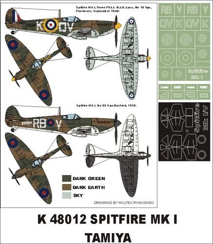 Montex K48012 Spitfire Mk I  1/48