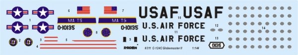 Roden 311 Douglas C-124C Globemaster II 1/144