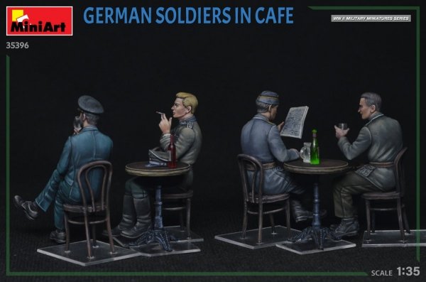 MiniArt 35396 GERMAN SOLDIERS IN CAFE 1/35