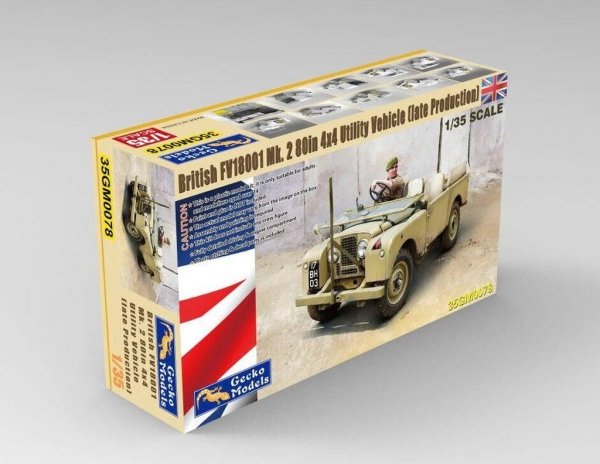 Gecko Models 35GM0078 British FV18001 Mk.2 80in 4x4 Utility Vehicle Late 1/35