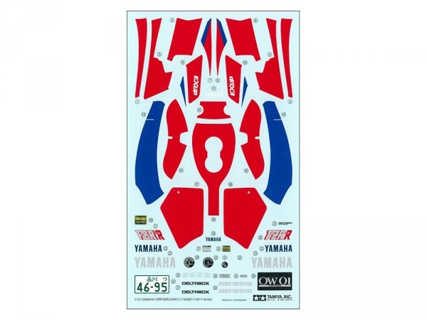 Tamiya 14058 Yamaha FZR750R (OW01) 1/12