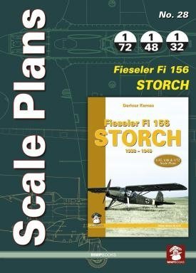 MMP Books 78975 Scale Plans No. 28 Fieseler Fi 156 Storch EN