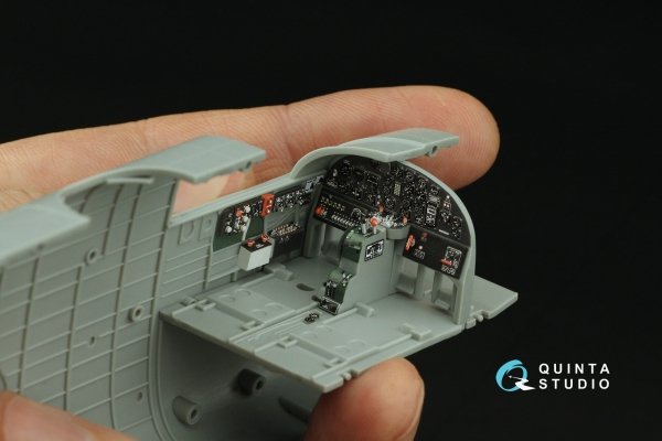 Quinta Studio QD48436 B-25J Mitchell Glass Nose 3D-Printed coloured Interior on decal paper (HK models) 1/48